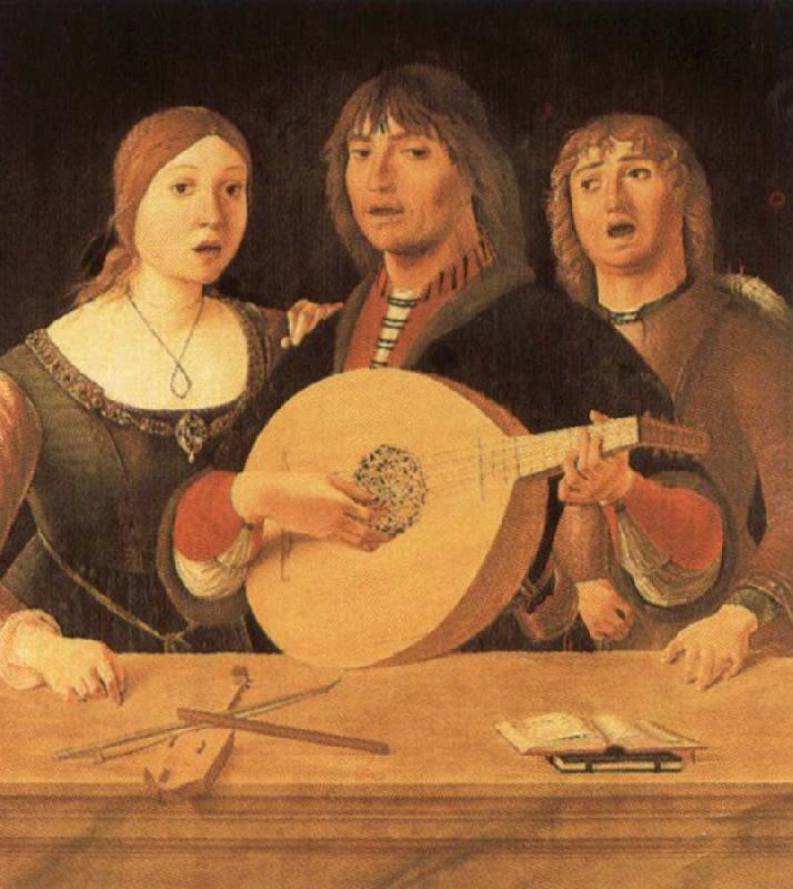 Giovanni Lanfranco Lute curriculum has five strings and 10 frets France oil painting art